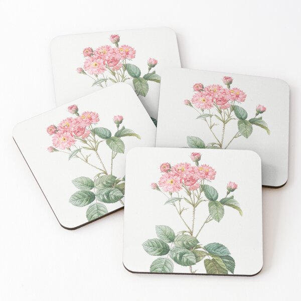 Item preview, Carnation-petalled Cabbage Rose Flowers Vintage Botanical Illustration designed and sold by TheRetroArtRoom.