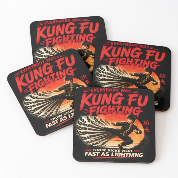 Item preview, Everybody Was Kung Fu Fighting – Those Kicks Were Fast as Lightning designed and sold by WordWab.