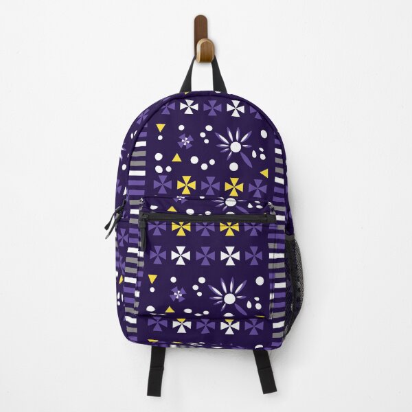 Item preview, Bold Purple & Yellow Geometric Floral Pattern designed and sold by CHANCHANAI.