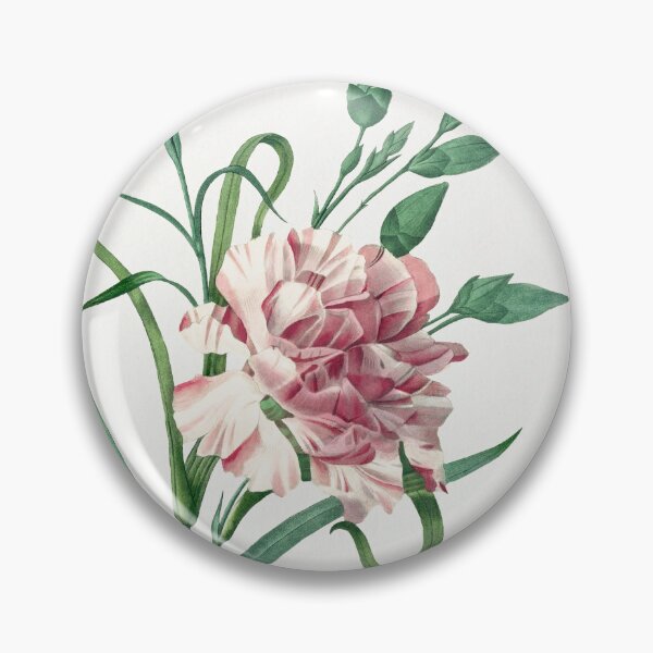 Item preview, Carnation Flowers Vintage Botanical Illustration designed and sold by TheRetroArtRoom.