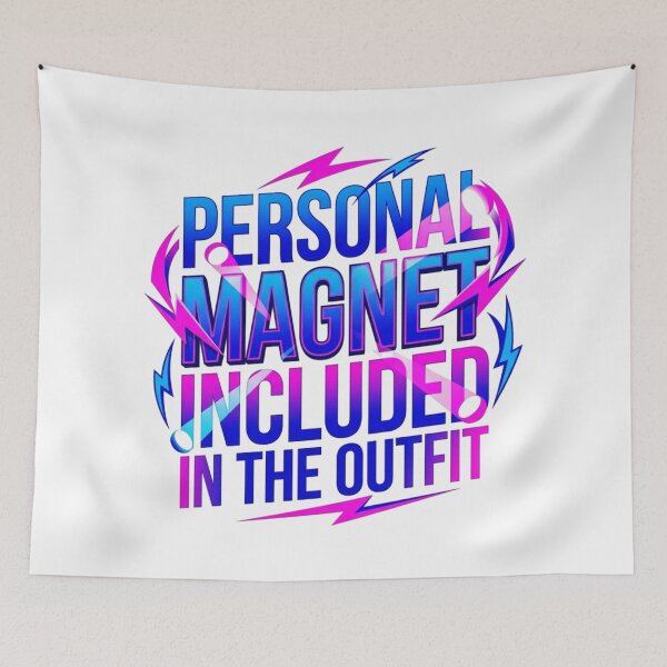 Item preview, Personal Magnet Included Spotlight Neon Typography designed and sold by KhAIa Reeve Art Studio.