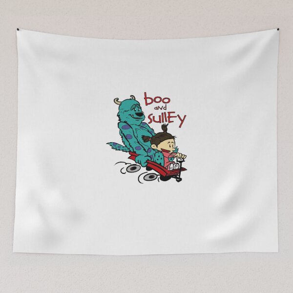 Item preview, Boo and Sulley as Calvin and Hobbes designed and sold by memoryweaverart.