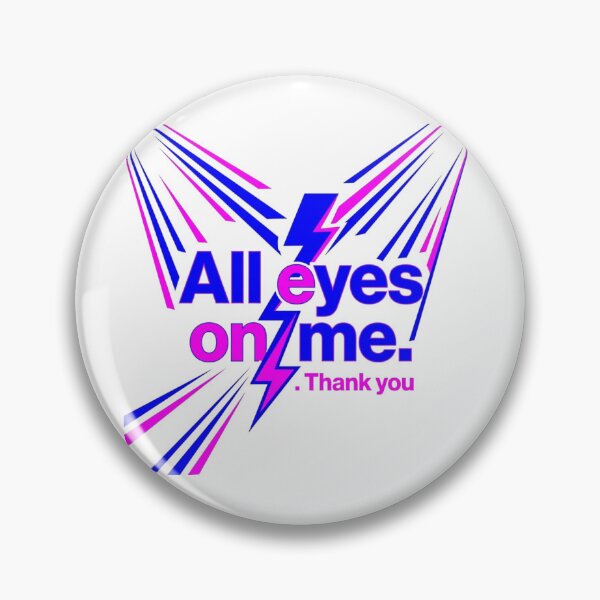 Item preview, All Eyes On Me Spotlight Neon Typography designed and sold by KhAIa Reeve Art Studio.