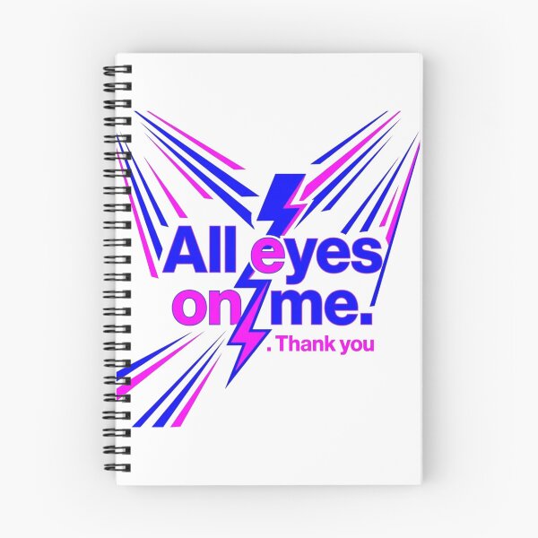 Item preview, All Eyes On Me Spotlight Neon Typography designed and sold by KhAIa Reeve Art Studio.