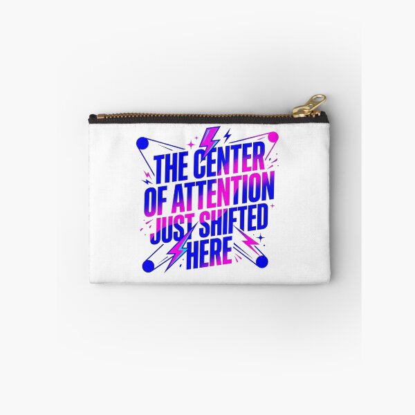 Item preview, Center Of Attention Shifted Spotlight Neon Typography designed and sold by KhAIa Reeve Art Studio.