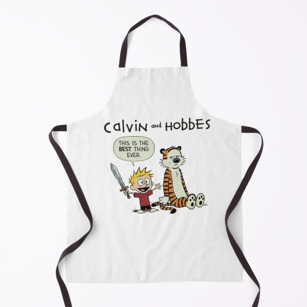 Item preview, Boy and Tiger, Calvin and Hobbes vintage 90s, Classic Cartoon, Classic Comic designed and sold by memoryweaverart.