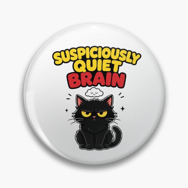 Item preview, Black Cat Overthinking Gift designed and sold by Gentlestate.