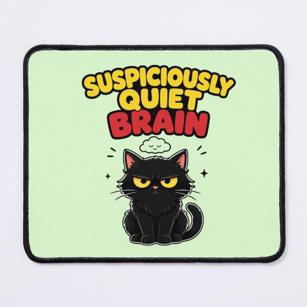 Item preview, Black Cat Overthinking Gift designed and sold by Gentlestate.