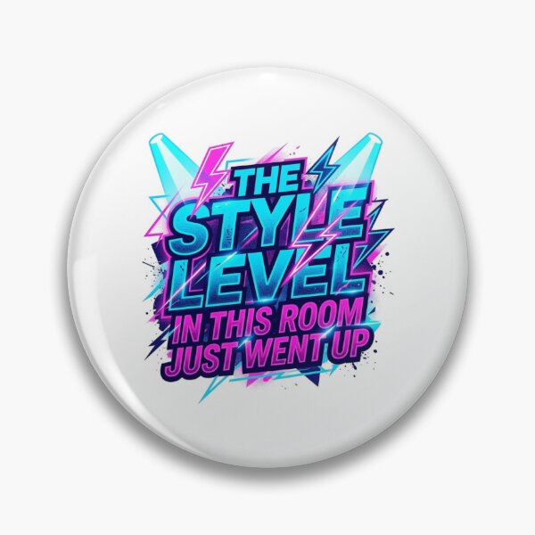Item preview, Style Level Went Up Spotlight Neon Typography designed and sold by KhAIa Reeve Art Studio.
