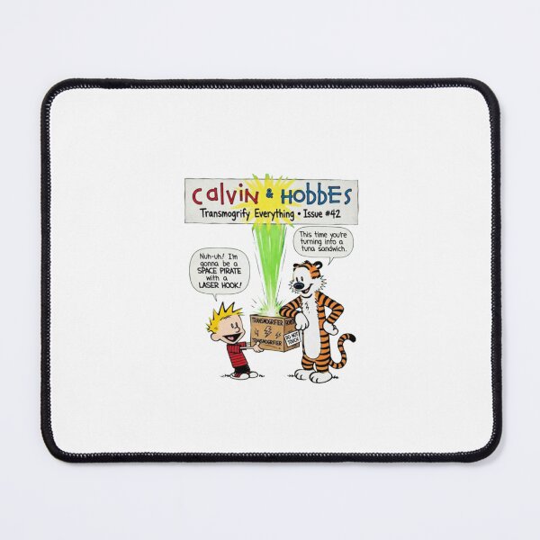 Item preview, Boy and Tiger, Calvin and Hobbes vintage 90s, Classic Cartoon, Classic Comic designed and sold by memoryweaverart.