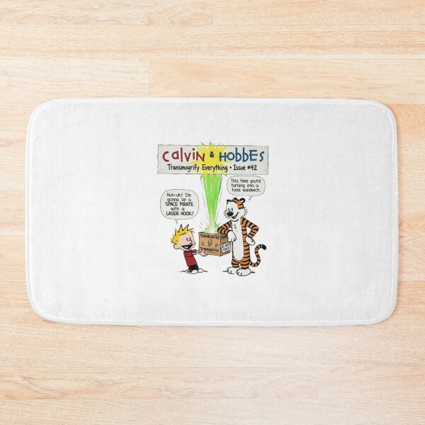 Item preview, Boy and Tiger, Calvin and Hobbes vintage 90s, Classic Cartoon, Classic Comic designed and sold by memoryweaverart.