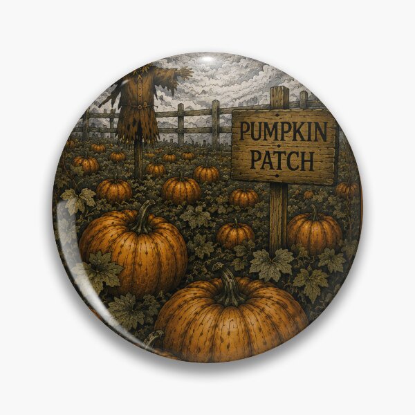 Item preview, Moonlit Pumpkin Patch designed and sold by The Enchanted Treasury.