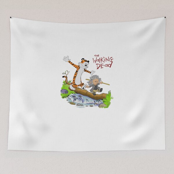 Item preview, Calvin and HobbesThe Walking Dead designed and sold by memoryweaverart.