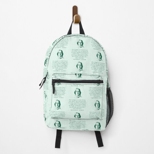Item preview, George Sand quote: One is happy as a result of one's own efforts, once one knows the necessary ingredients of happiness — simple tastes, a certain degree of courage, designed and sold by artbleed.