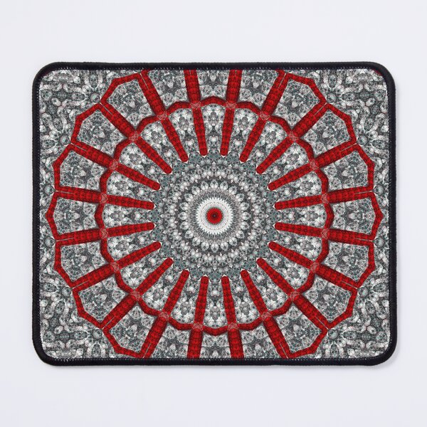 Item preview, Dark Skull Mandala Kaleidoscope Gothic Sacred Geometry Abstract Symmetry Art designed and sold by cr6zym1nd.