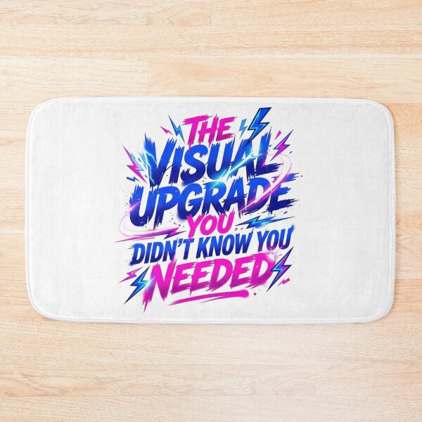 Item preview, Visual Upgrade Needed Spotlight Neon Typography designed and sold by KhAIa Reeve Art Studio.