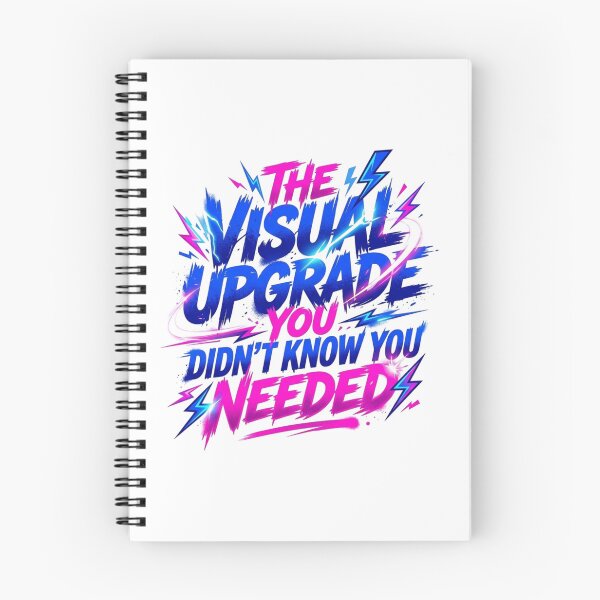 Item preview, Visual Upgrade Needed Spotlight Neon Typography designed and sold by KhAIa Reeve Art Studio.