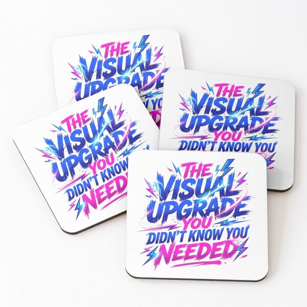 Item preview, Visual Upgrade Needed Spotlight Neon Typography designed and sold by KhAIa Reeve Art Studio.
