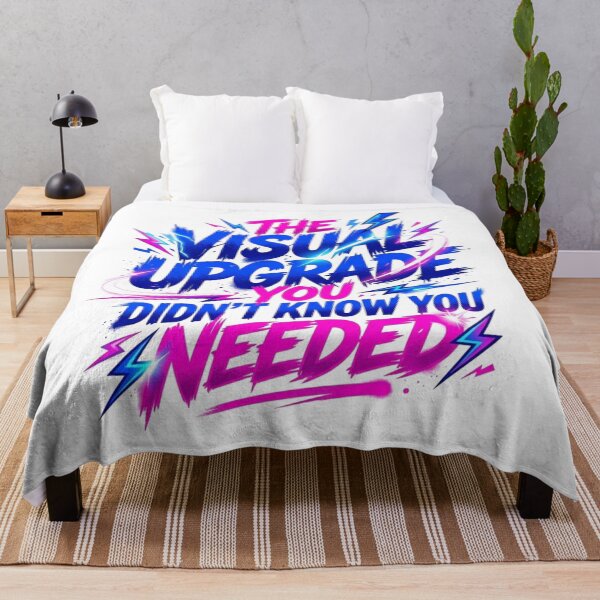 Item preview, Visual Upgrade Needed Spotlight Neon Typography designed and sold by KhAIa Reeve Art Studio.