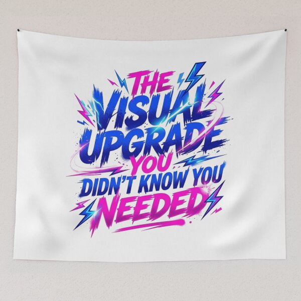 Item preview, Visual Upgrade Needed Spotlight Neon Typography designed and sold by KhAIa Reeve Art Studio.