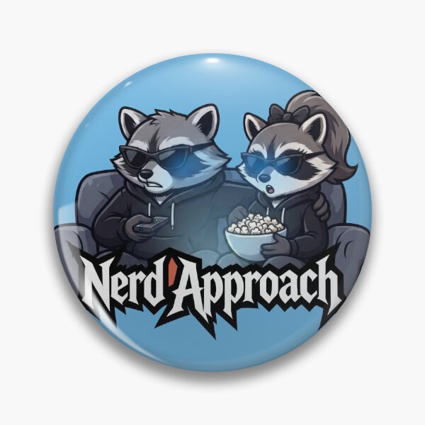 Item preview, Binge Watching Couple Raccoons - Nerd Approach designed and sold by NerdApproach.