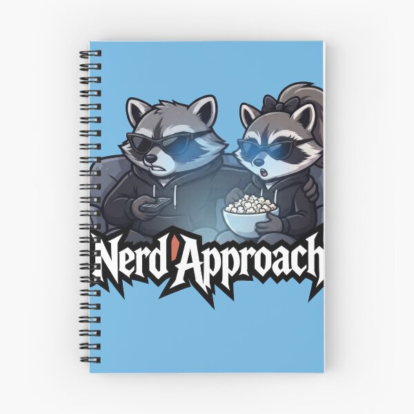 Item preview, Binge Watching Couple Raccoons - Nerd Approach designed and sold by NerdApproach.