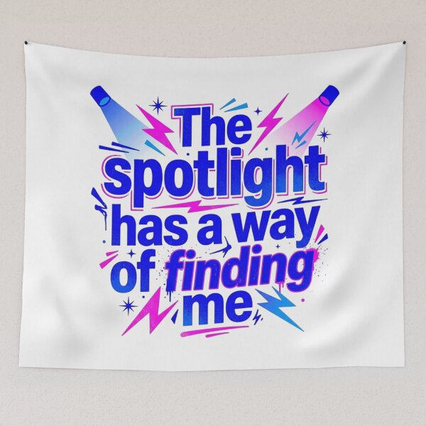 Item preview, Spotlight Finding Me Spotlight Neon Typography designed and sold by KhAIa Reeve Art Studio.