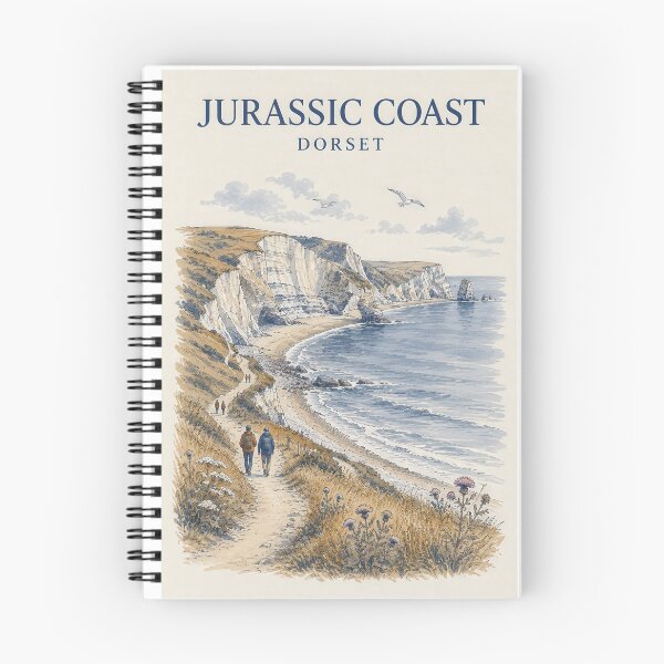 Item preview, Jurassic Coast Dorset England Travel Art – Quiet Coastal Places designed and sold by Earth Celebration Designs.
