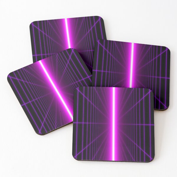 Item preview, Magenta Vertical Parallel Planes designed and sold by Electric Shock!! Design.
