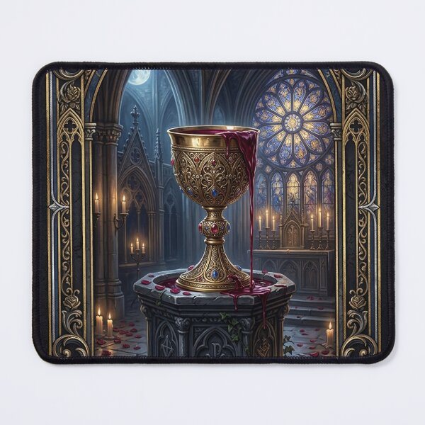 Item preview, Ace of Chalices -Medieval -Ace Card designed and sold by Studio77-Gothic.