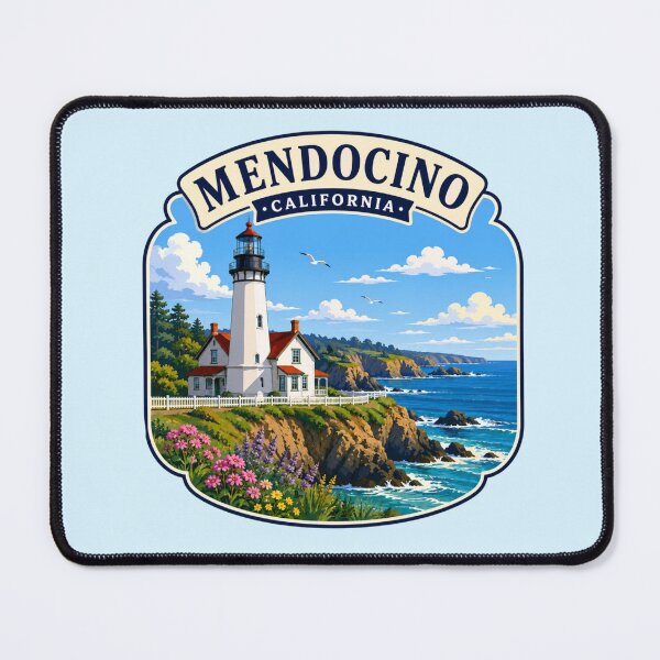 Item preview, Mendocino, California - Lighthouse designed and sold by Myra365Art.