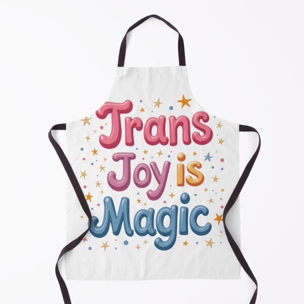Item preview, Trans Joy Is Magic Typography designed and sold by Wear2Transform.