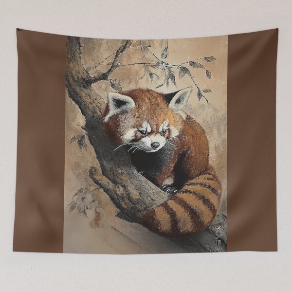 Aperçu de l'œuvre Panda rouge créée et vendue par andreisky.