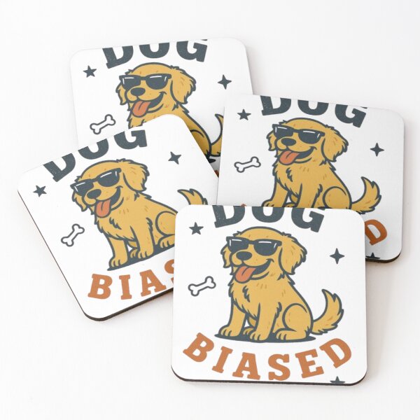 Item preview, Dog Biased Funny Golden Retriever Dog Lover Gift T-Shirt designed and sold by HopeAndHustle.