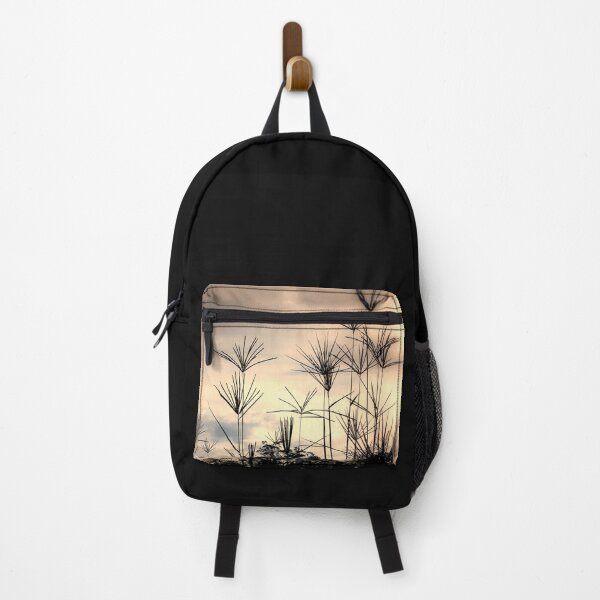 Item preview, Grass silhouetted against pink sky designed and sold by jaynerushton.