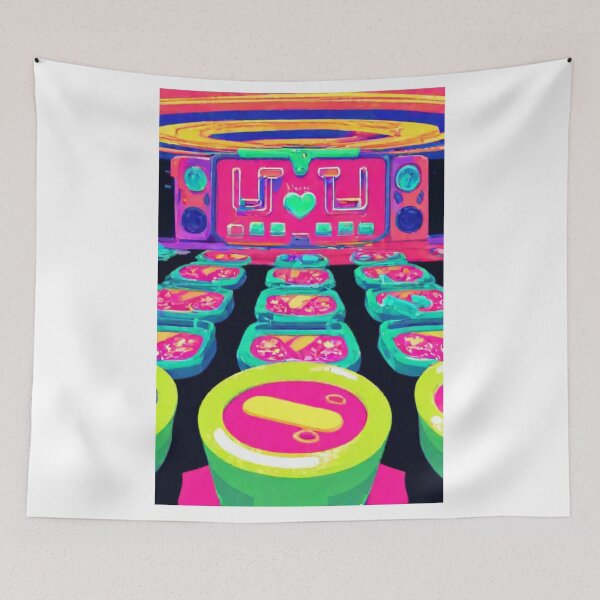 Item preview, Digital Art - Futuristic Surrealist Work, Contemporary Neon Absurd Art designed and sold by Reverso-Design.