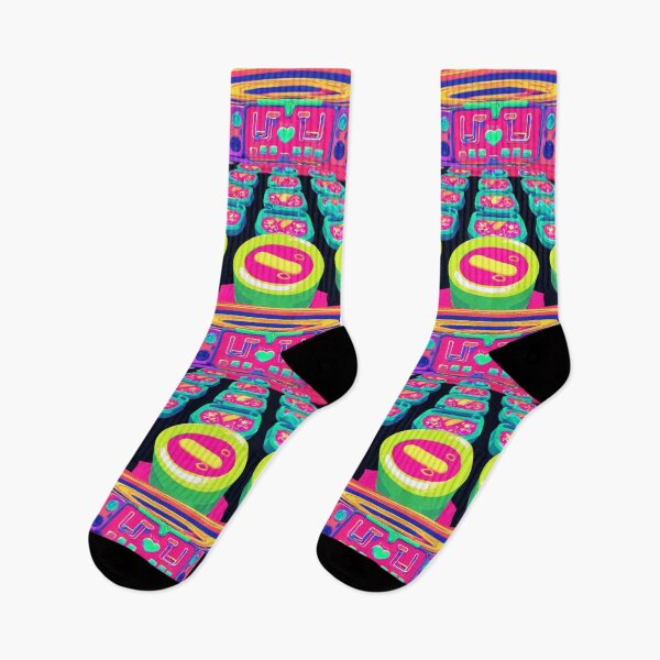 Artikelvorschau, Digital Art - Futuristic Surrealist Work, Contemporary Neon Absurd Art entworfen und verkauft von Reverso-Design.