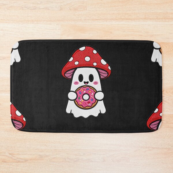 Item preview, Cute Ghost Donut Kawaii Embroidery Patch Design Mushroom Boo designed and sold by ColorSplash123.