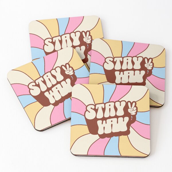 Artikelvorschau, Stay Wavy Retro 70er Spruch Positive Vibes entworfen und verkauft von BoosterShop.