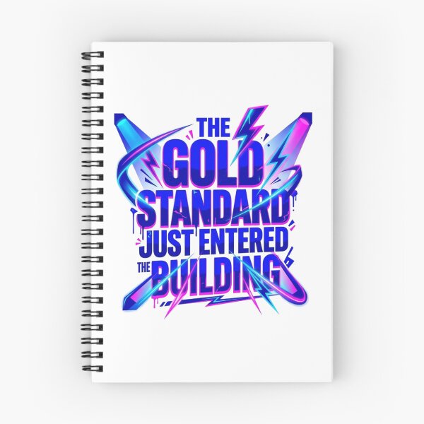 Item preview, Gold Standard Entered Spotlight Neon Typography designed and sold by KhAIa Reeve Art Studio.