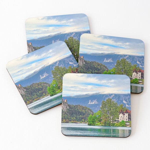 Item preview, Bled Castle and beautiful old houses, Lake Bled, Slovenia  designed and sold by goceris.
