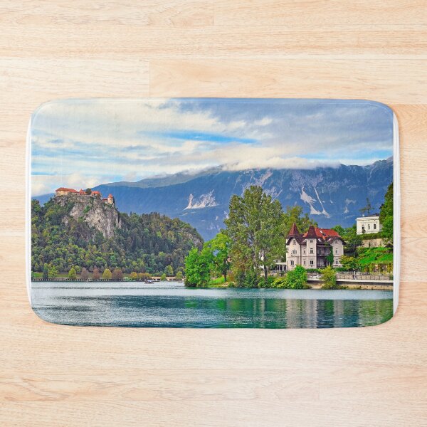 Item preview, Bled Castle and beautiful old houses, Lake Bled, Slovenia  designed and sold by goceris.
