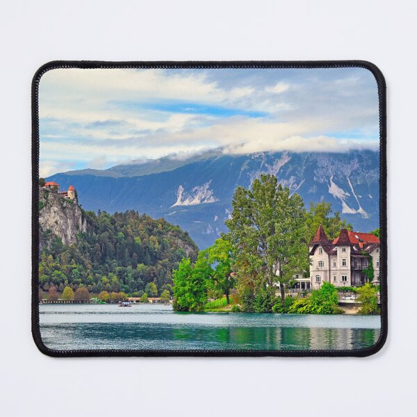 Item preview, Bled Castle and beautiful old houses, Lake Bled, Slovenia designed and sold by goceris.