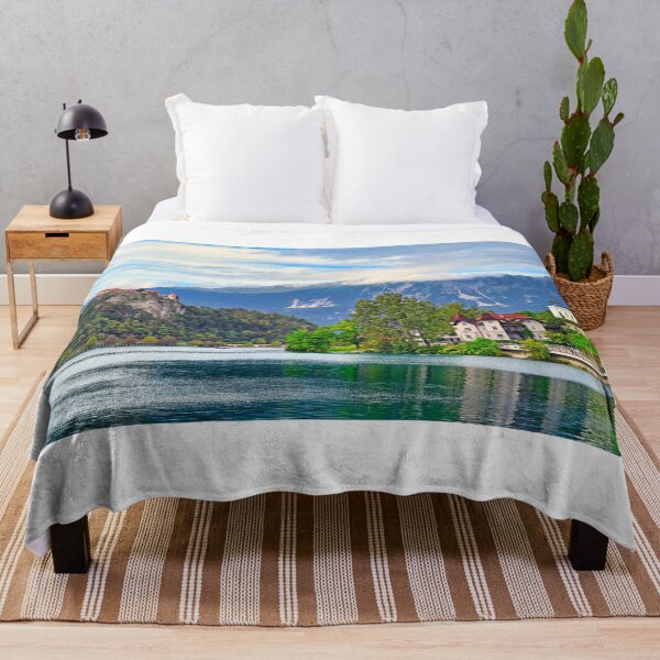 Item preview, Bled Castle and beautiful old houses, Lake Bled, Slovenia  designed and sold by goceris.