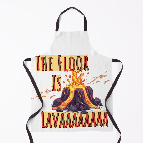 Item preview, Fun 'The Floor Is Lava' Design designed and sold by Teale-Studio.