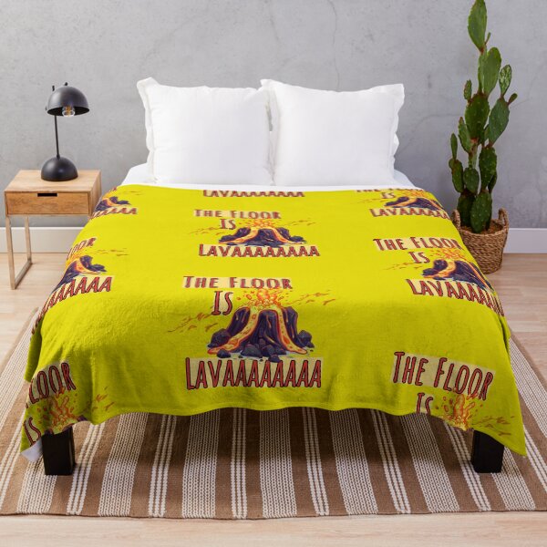 Item preview, Fun 'The Floor Is Lava' Design designed and sold by Teale-Studio.