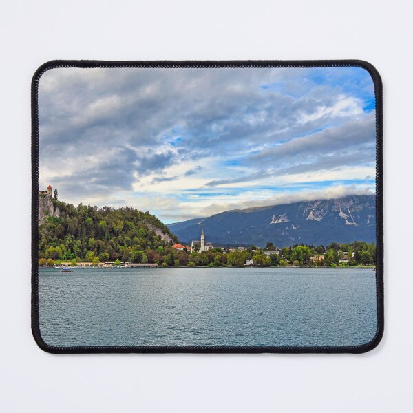 Item preview, Bled Castle and St. Martin's Parish Church by the Lake Bled of Slovenia designed and sold by goceris.