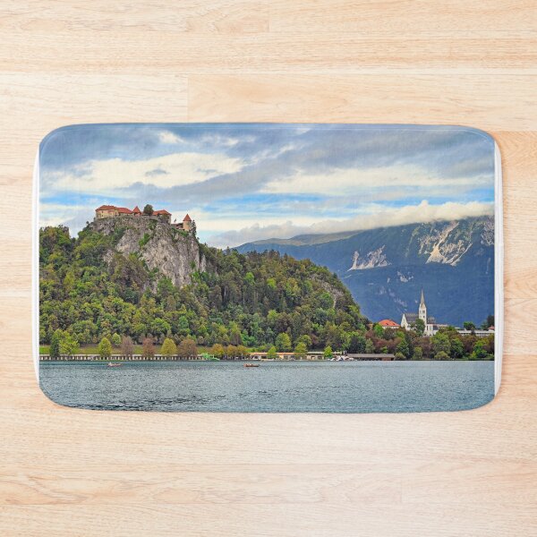 Item preview, Bled Castle and St. Martin's Parish Church, Lake Bled, Slovenia  designed and sold by goceris.
