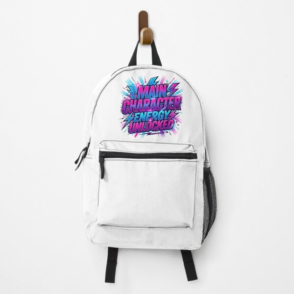 Item preview, Main Character Energy Spotlight Neon Typography designed and sold by KhAIa Reeve Art Studio.