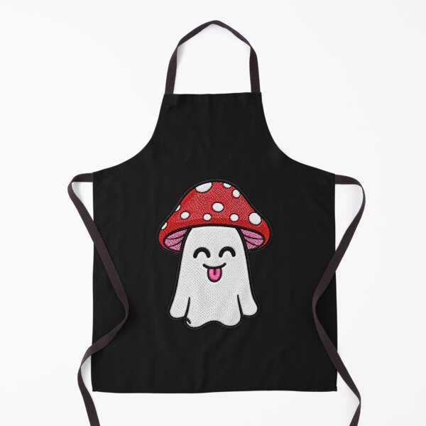 Item preview, Silly Ghost Kawaii Embroidery Patch Design Cute Mushroom Boo designed and sold by ColorSplash123.